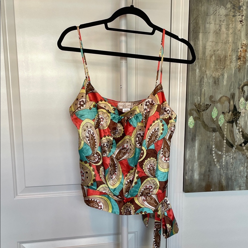 🐈⬛ Y2K Baby Phat Colorful Camisole with Side Tie